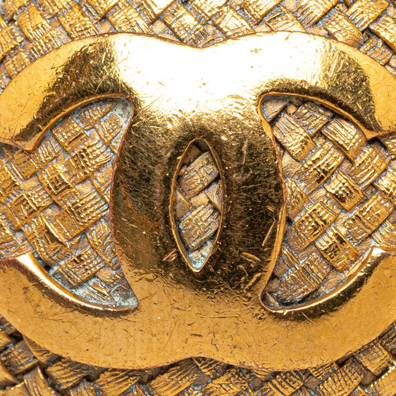 Top Quality Chanel Vintage Coco Mark Earrings Gold Plated