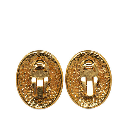 Top Quality Chanel Vintage Coco Mark Earrings Gold Plated