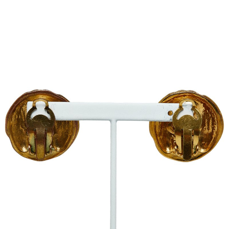 Top Quality Chanel Vintage Coco Mark Earrings Gold