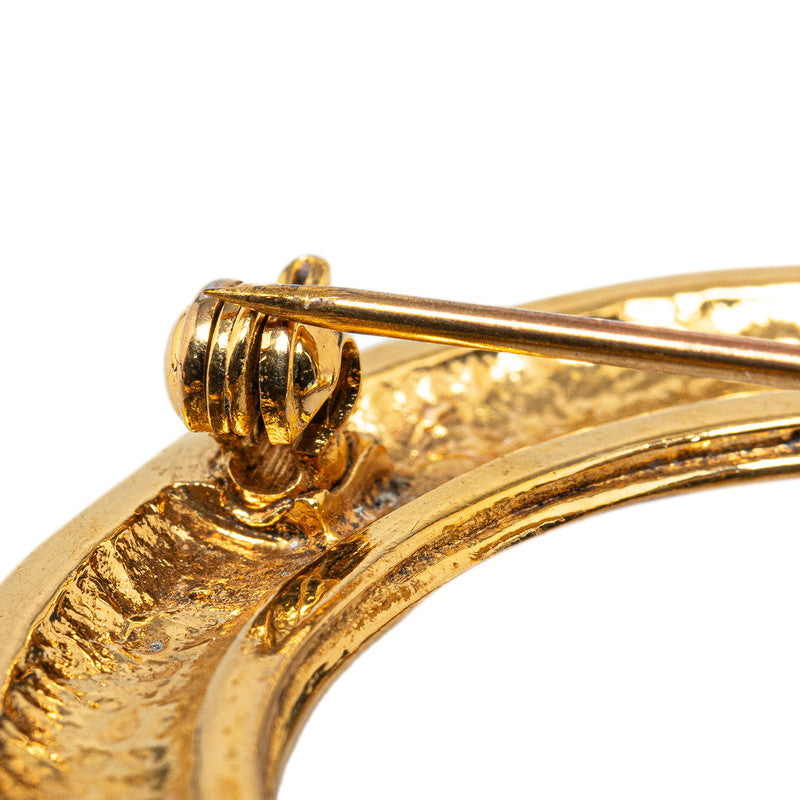 Top Quality Chanel Vintage Gold Plated Coco Mark 5-Link Brooch