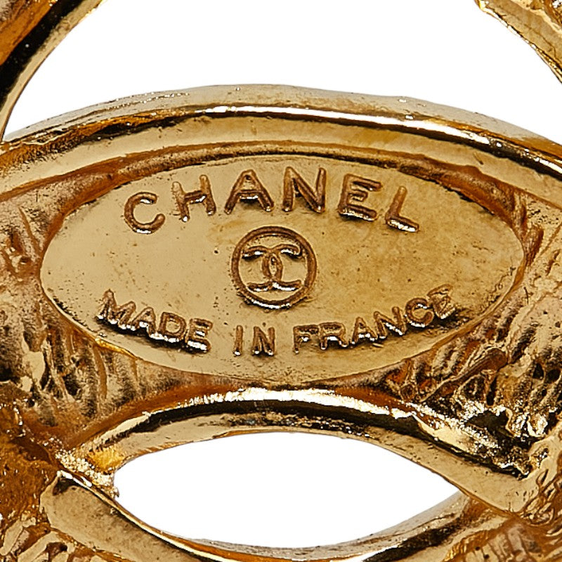 Top Quality Chanel Matelasse Coco Mark Brooch Gold Plated