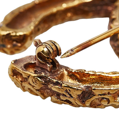 Top Quality Chanel Vintage Coco Mark Brooch Gold Plated
