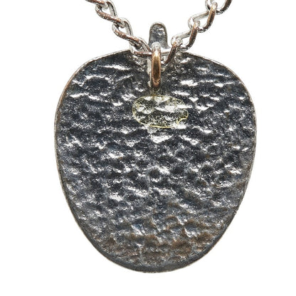 Top Quality Chanel Coco Mark Strawberry Motif Necklace Silver Pink Metal