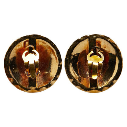Top Quality Chanel Coco Mark Gold Plated Earrings