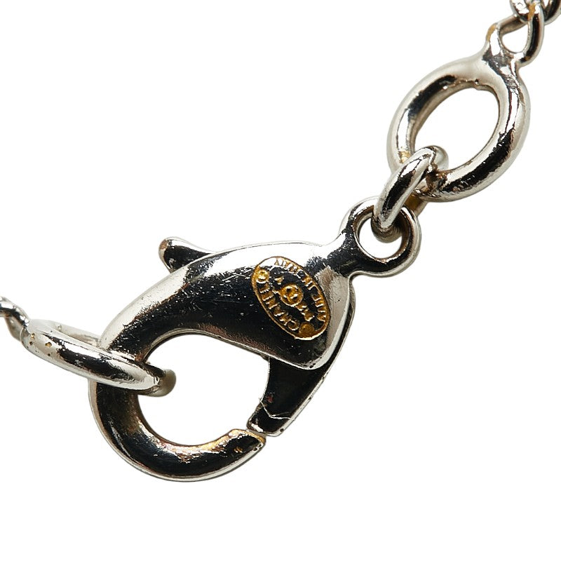 Top Quality Chanel Coco Mark Rhinestone Metal Necklace