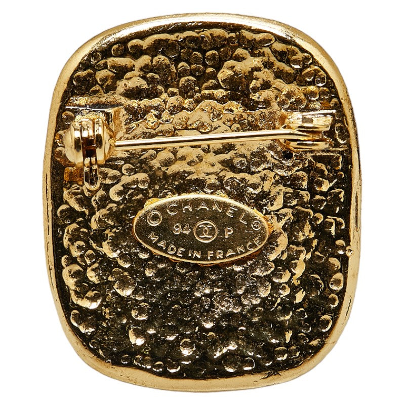 Top Quality Chanel Vintage Coco Mark Brooch Gold Plated