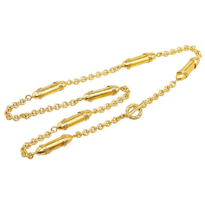 Top Quality Chanel Logo Chain Necklace Gold Plated