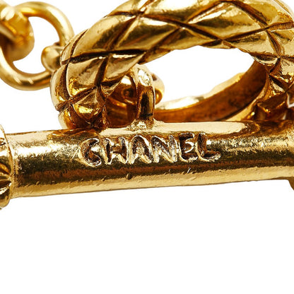 Top Quality Chanel Logo Chain Necklace Gold Plated
