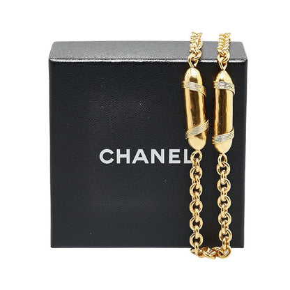 Top Quality Chanel Logo Chain Necklace Gold Plated