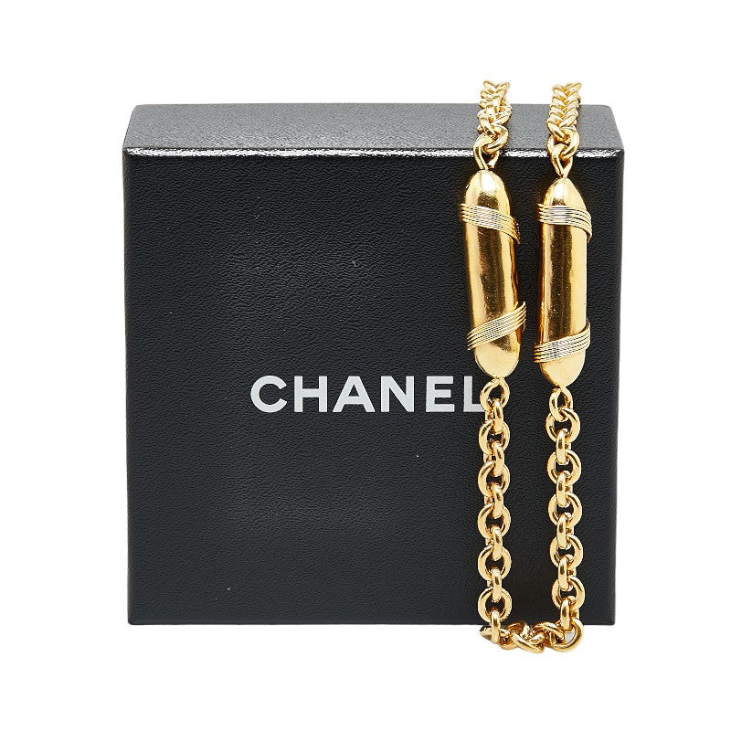 Top Quality Chanel Logo Chain Necklace Gold Plated