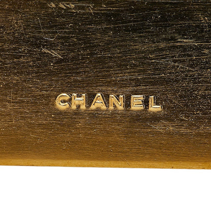Top Quality Chanel Logo Plate Coco Mark Brooch Gold Plated