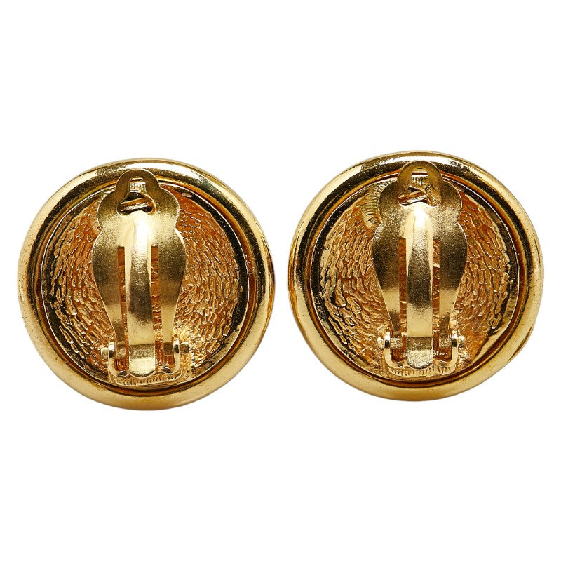 Top Quality Chanel Vintage Coco Mark Earrings Gold Plated