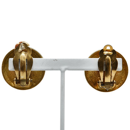 Top Quality Chanel Vintage Coco Mark Earrings Gold