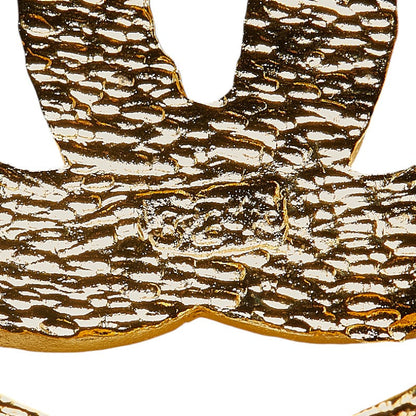 Top Quality Chanel Coco Mark Round Necklace Gold Plated