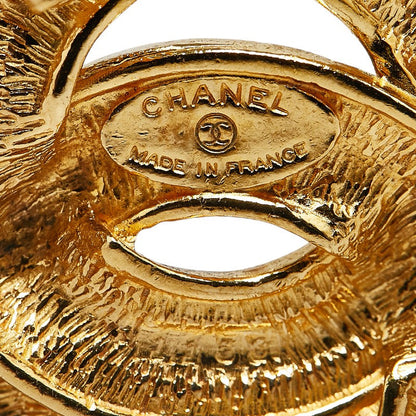 Top Quality Chanel Coco Mark Matelasse Brooch Gold Plated