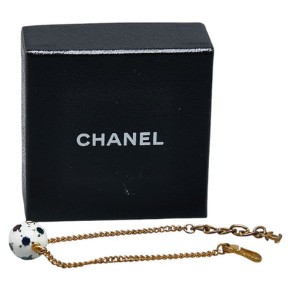 Top Quality Chanel Coco Mark Soccer Ball Motif Bracelet Gold White