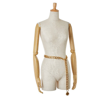 Top Quality Chanel Coco Mark Medallion Chain Belt Gold