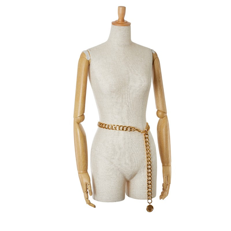 Top Quality Chanel Coco Mark Medallion Chain Belt Gold
