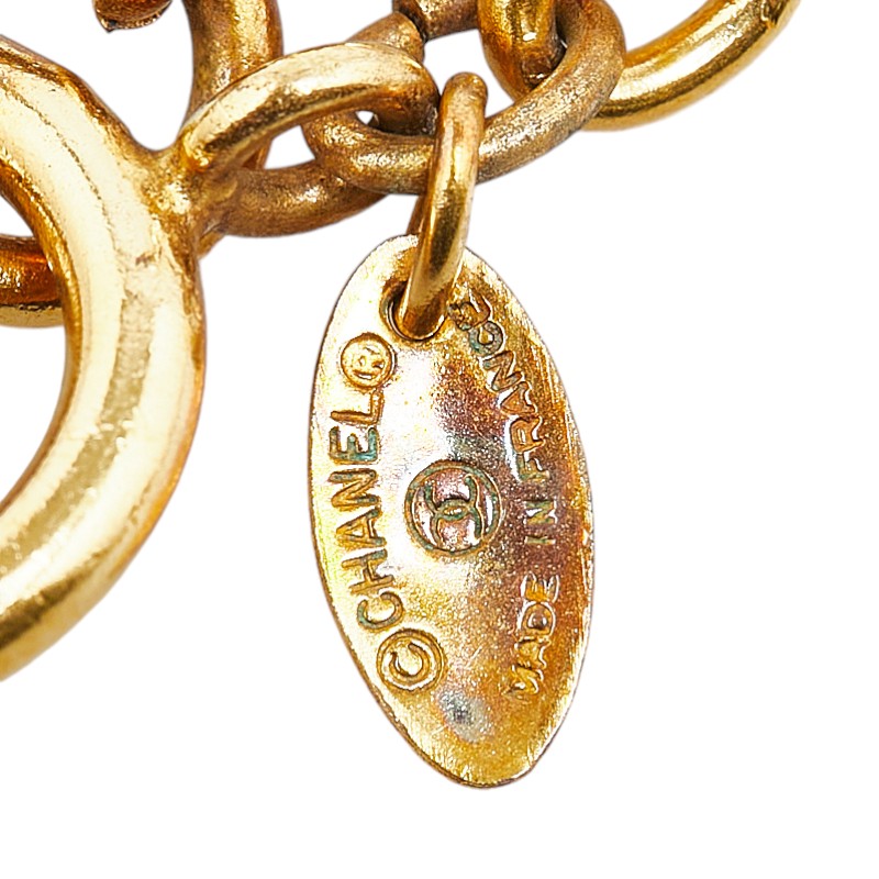 Top Quality Chanel Vintage Matelasse Coco Mark Necklace