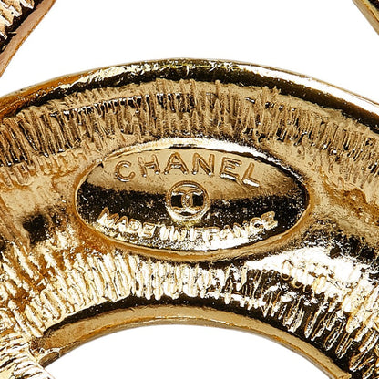 Top Quality Chanel Coco Mark Matelasse Brooch Gold