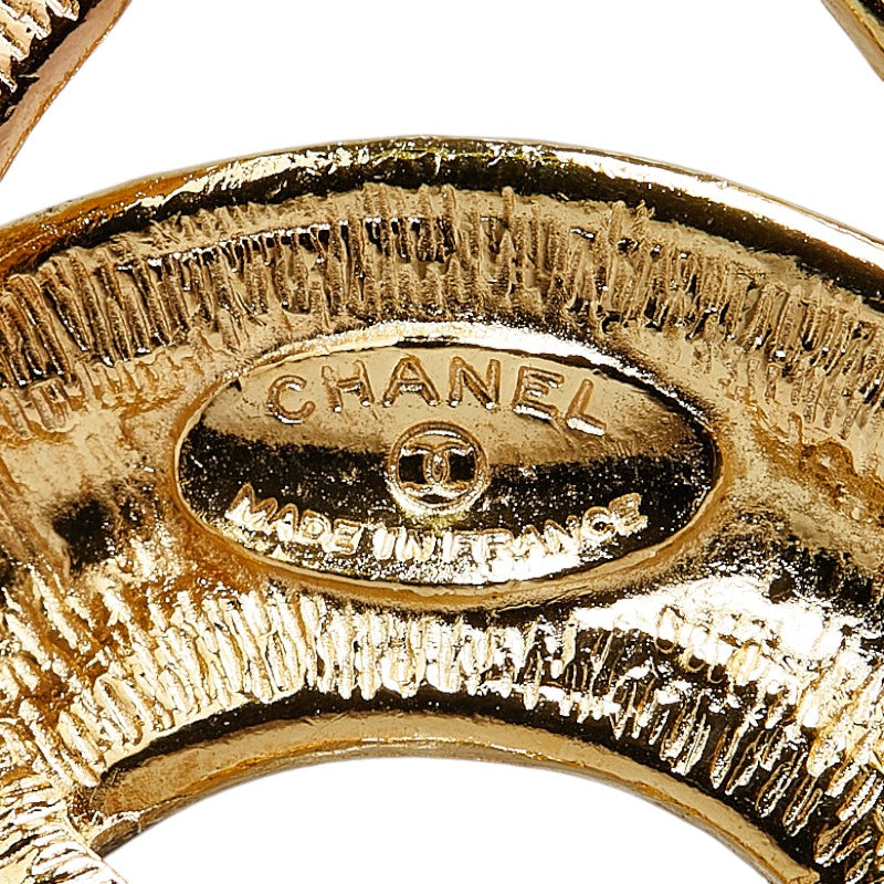 Top Quality Chanel Coco Mark Matelasse Brooch Gold
