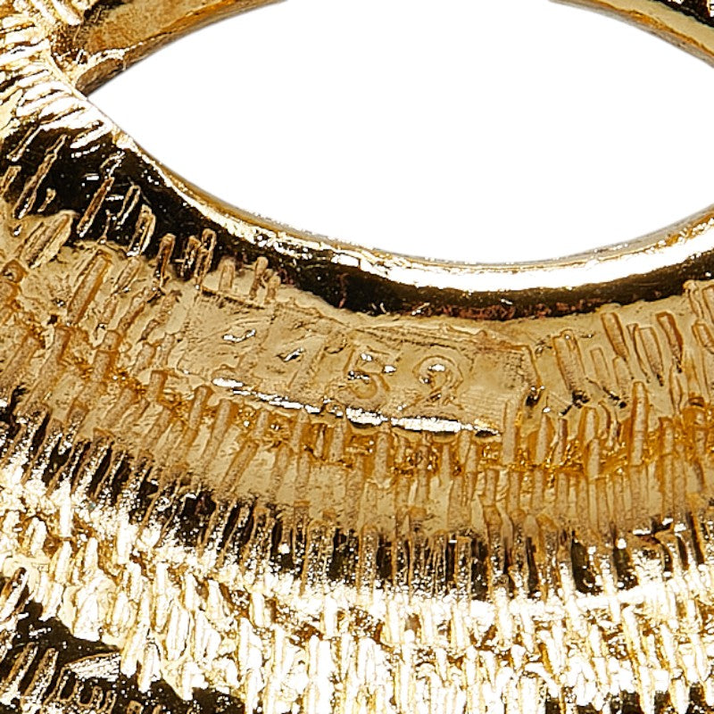 Top Quality Chanel Coco Mark Matelasse Brooch Gold