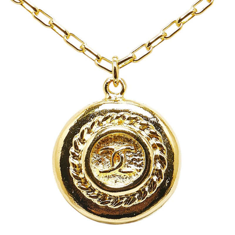 Top Quality Chanel Coco Mark Gold Necklace