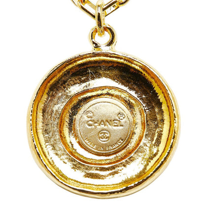 Top Quality Chanel Coco Mark Gold Necklace