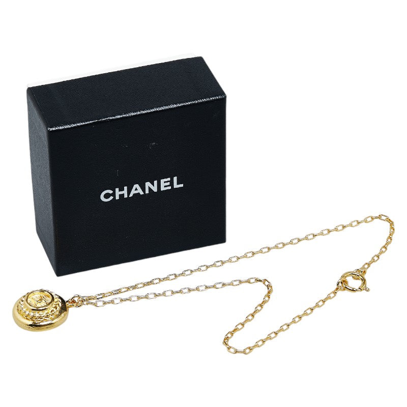 Top Quality Chanel Coco Mark Gold Necklace