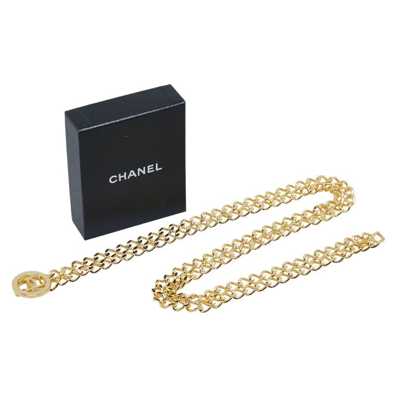Top Quality Chanel Coco Mark Circle Chain Belt Gold