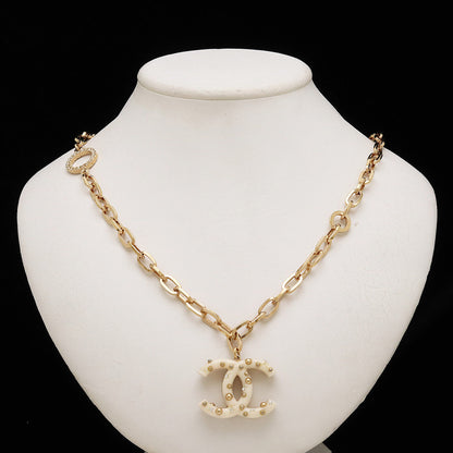 Top Quality Chanel Coco Mark Chain Necklace Pendant