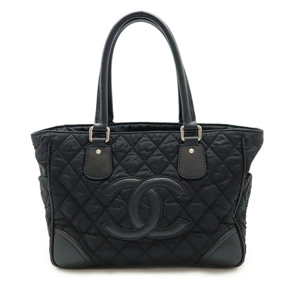Top Quality Chanel Nylon Canvas Leather Tote Bag A33100