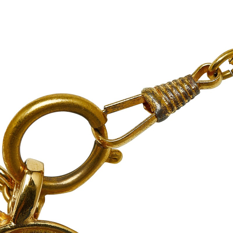 Top Quality Chanel Coco Mark Logo Gold Plated Necklace