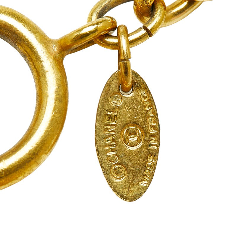 Top Quality Chanel Coco Mark Logo Gold Plated Necklace