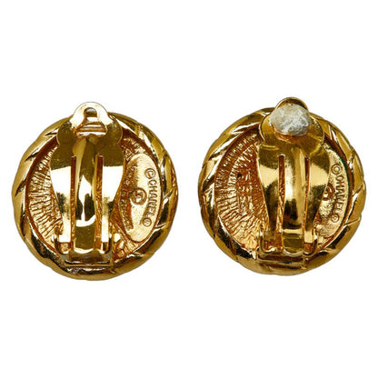 Top Quality Chanel Coco Mark Gold Plated Earrings