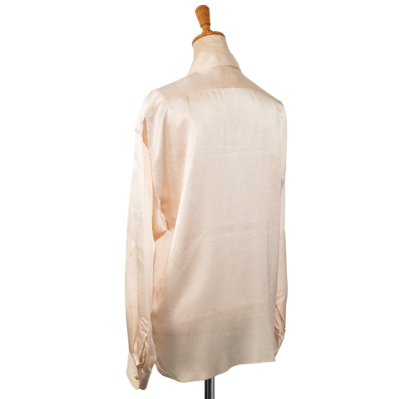 Top Quality Chanel Silk Embroidered Long Sleeve Blouse