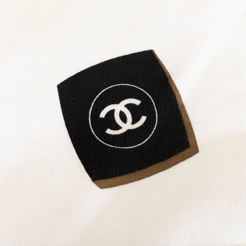 Top Quality Chanel Logo Print Cotton Long Sleeve Shirt