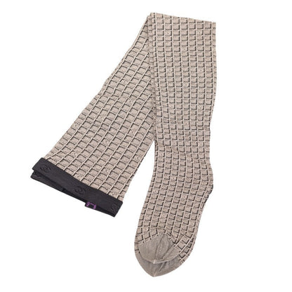 Top Quality Chanel Block Check Coco Mark Tights
