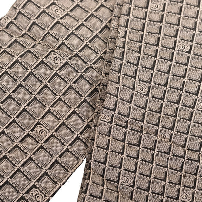 Top Quality Chanel Block Check Coco Mark Tights