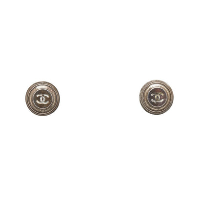 Top Quality Chanel Vintage Coco Mark Gold Plated Earrings