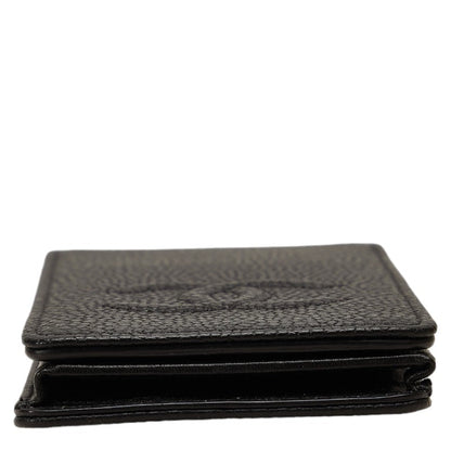 Top Quality Chanel Caviar Skin Coco Mark iPhone 4 Case Black