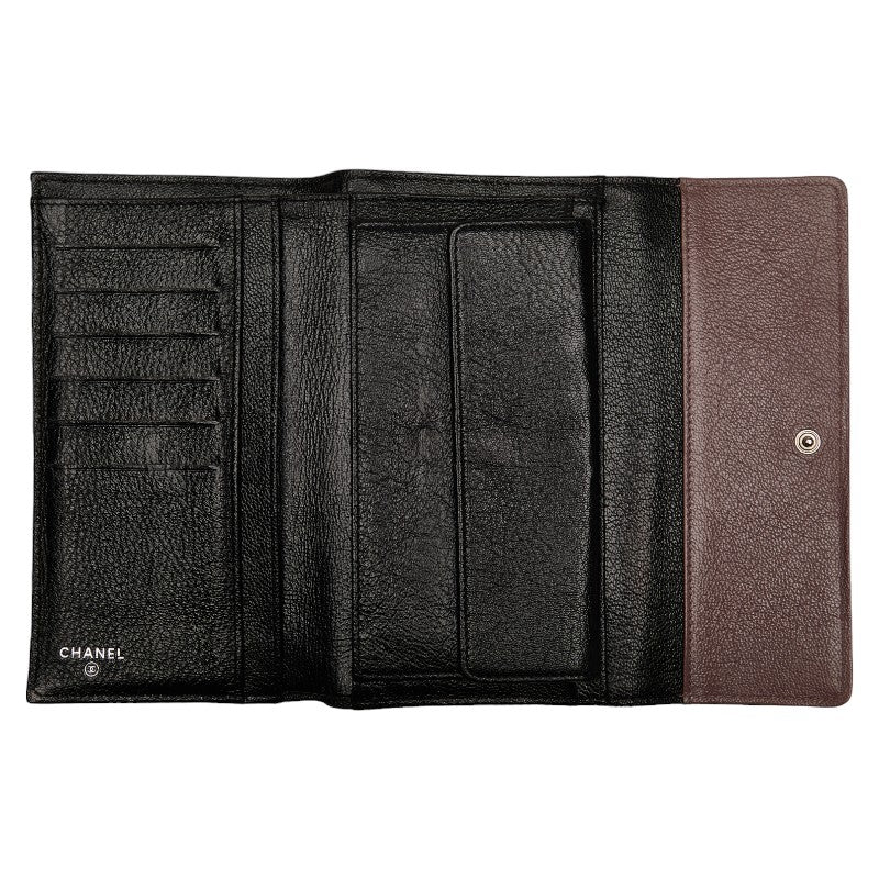 Top Quality Chanel Bicolor Leather Long Wallet