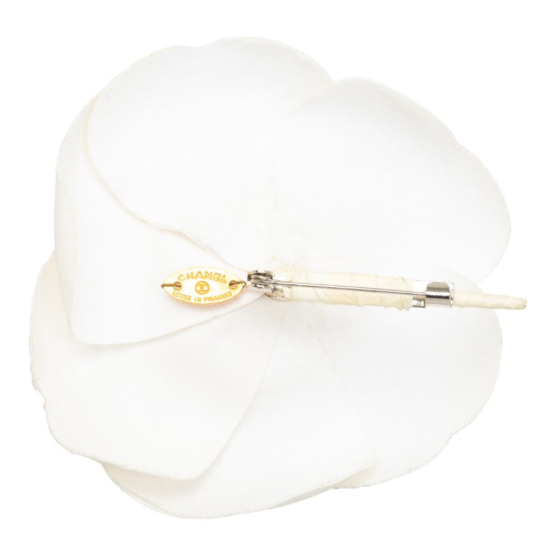 Top Quality Chanel Camellia Corsage Canvas Brooch