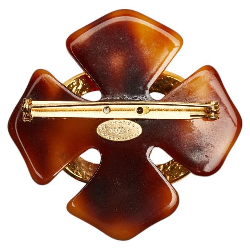 Top Quality Chanel Vintage Coco Mark Brooch Gold Plated