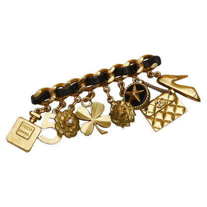 Top Quality Chanel Vintage Matelasse Coco Mark Charm Brooch