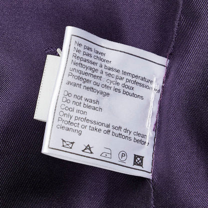 Top Quality Chanel Vintage Coco Mark Jacket Purple