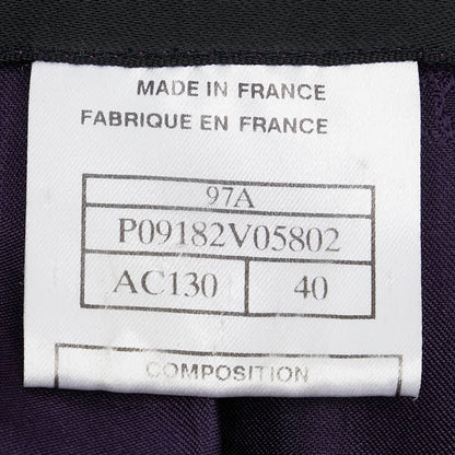 Top Quality Chanel Vintage Coco Mark Jacket Purple
