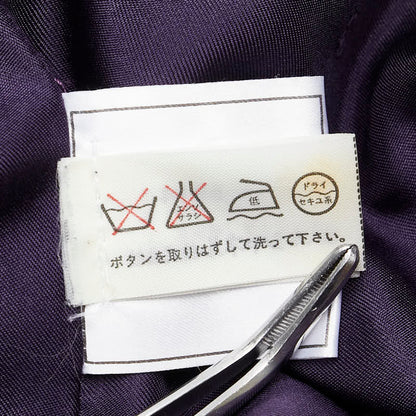 Top Quality Chanel Vintage Coco Mark Jacket Purple
