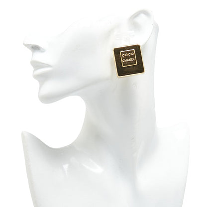 Top Quality Chanel Logo Perfume Bottle Earrings Gold