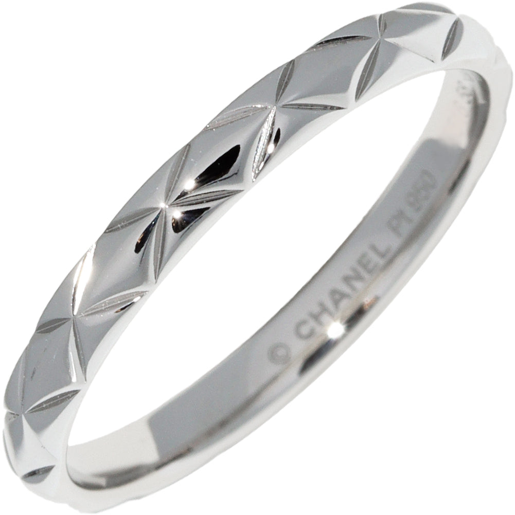 Top Quality Chanel Pt950 Matelasse Ring Small Model J2820